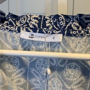 Cupshe Mini Dress- removed tab but never worn. Beautiful dress- beach perfecf